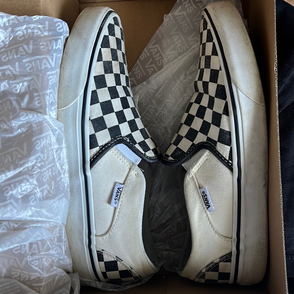 Checkered Vans